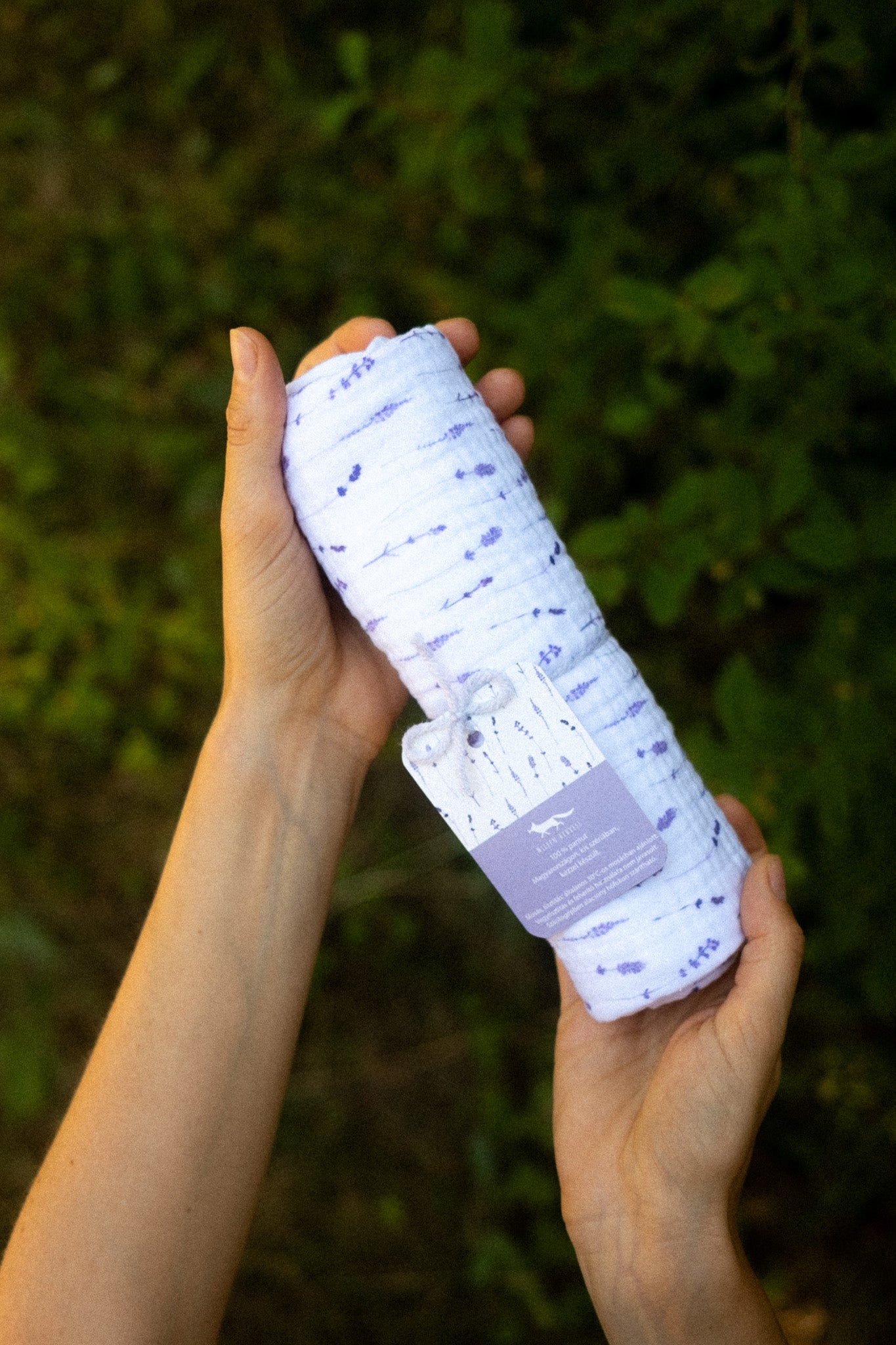 Muszlin babakendő - Lavender Tihany