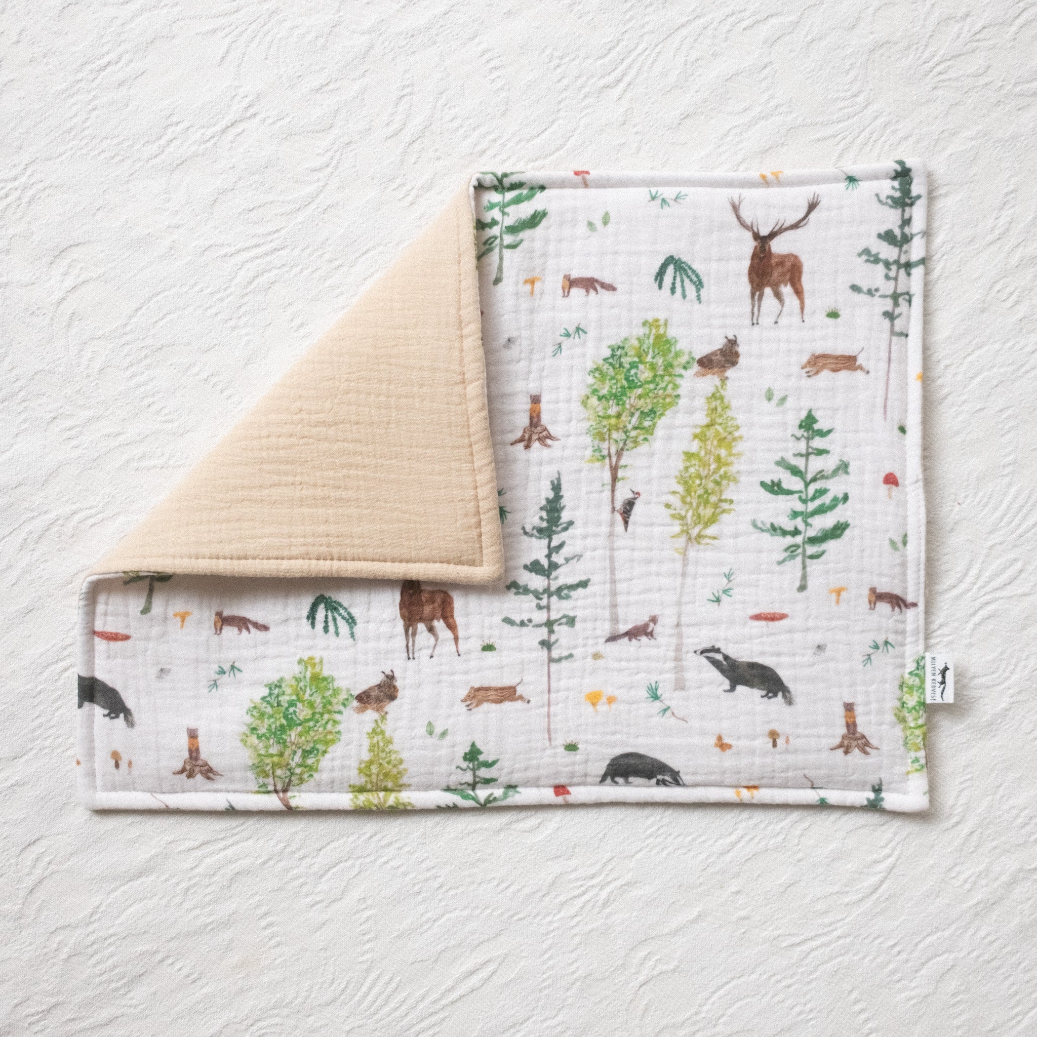 Lapos muszlin kispárna - őszi kollekció