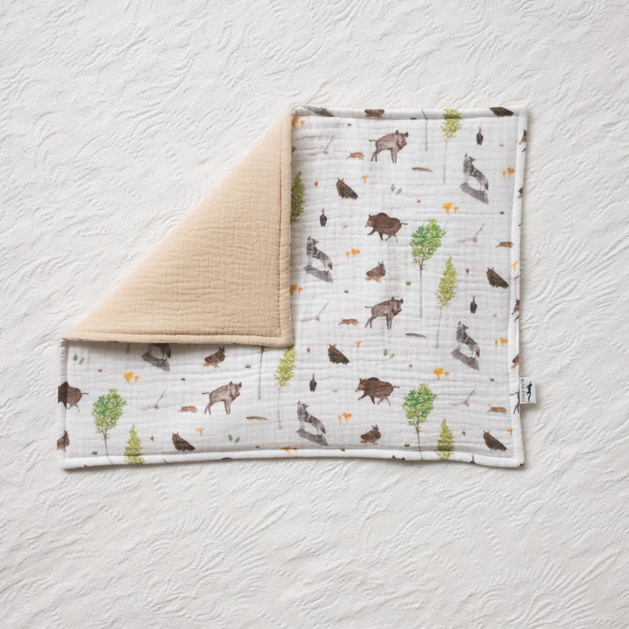 Lapos muszlin kispárna - őszi kollekció