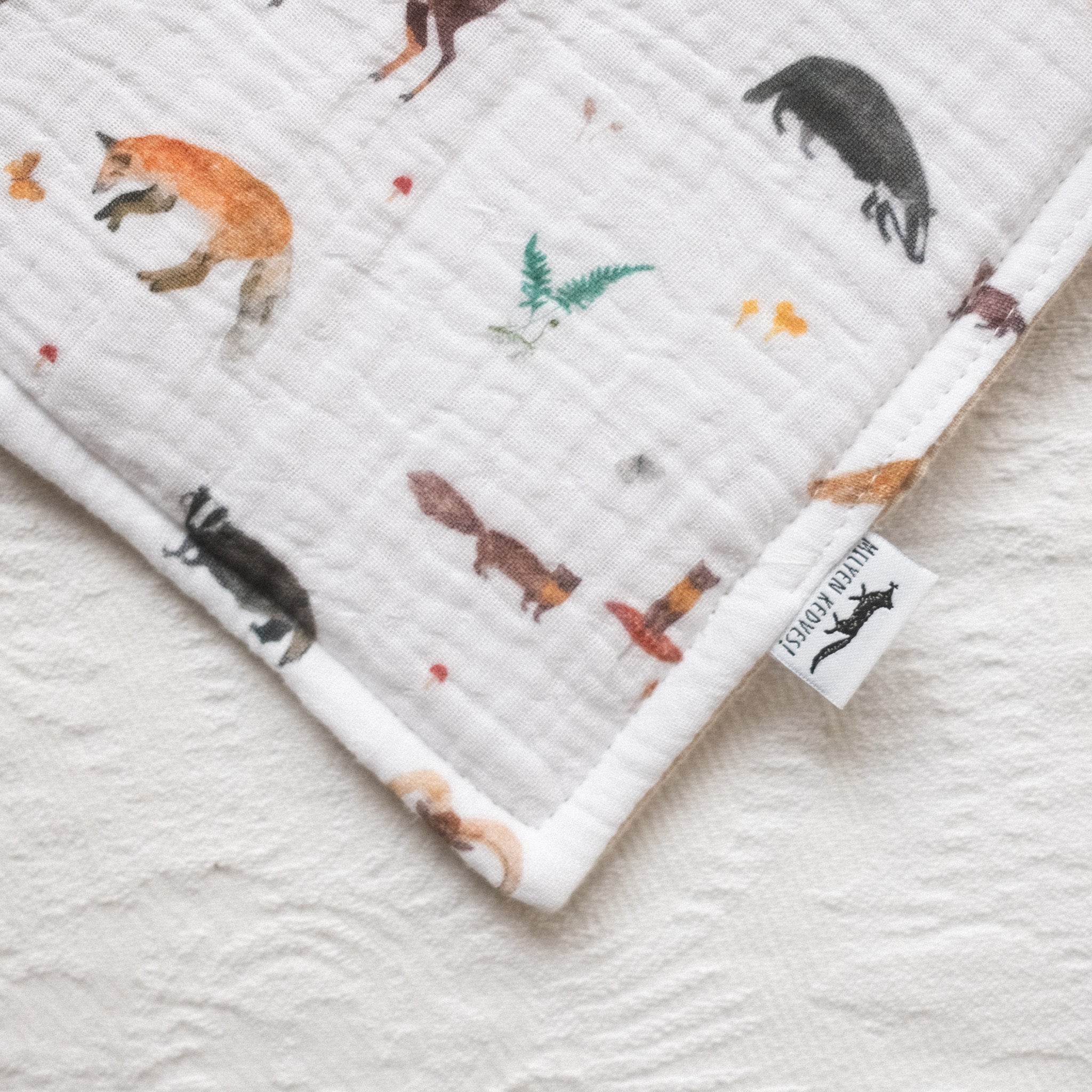 Lapos muszlin kispárna - őszi kollekció