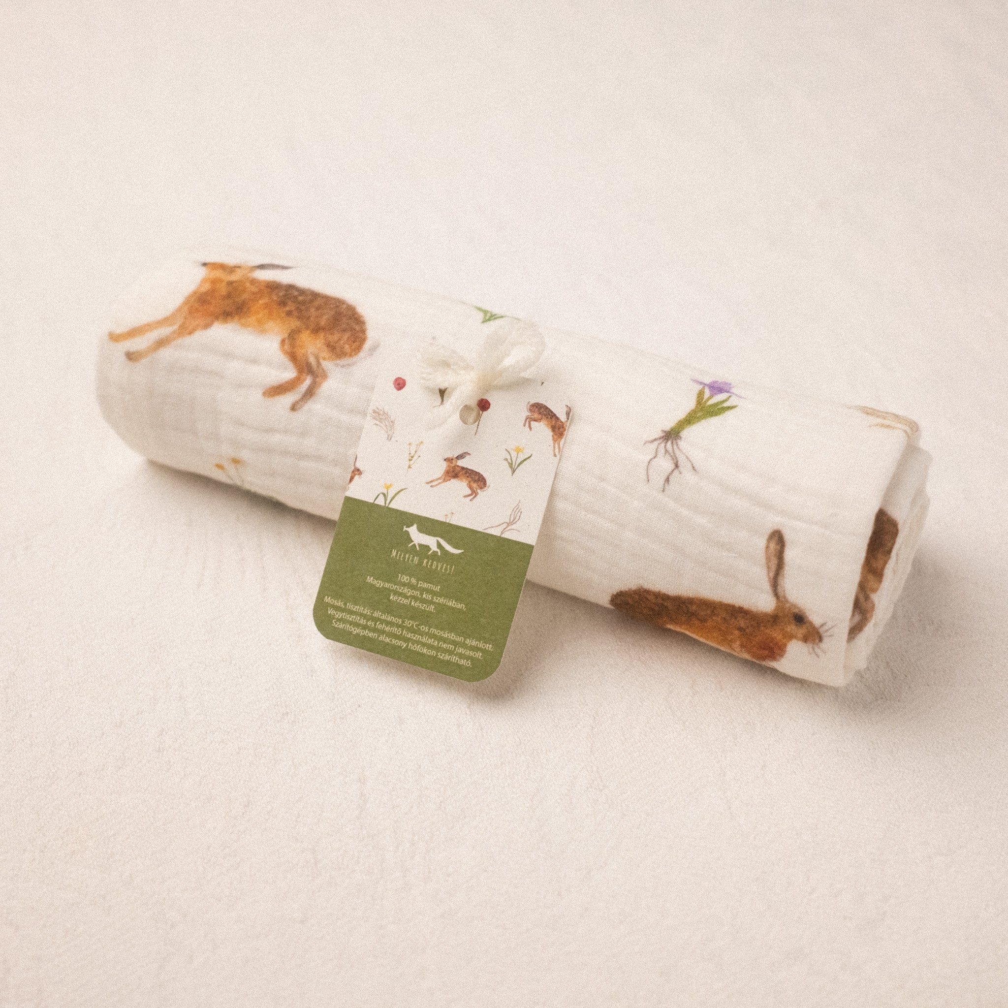 Muszlin babakendő - Nyúlfutam