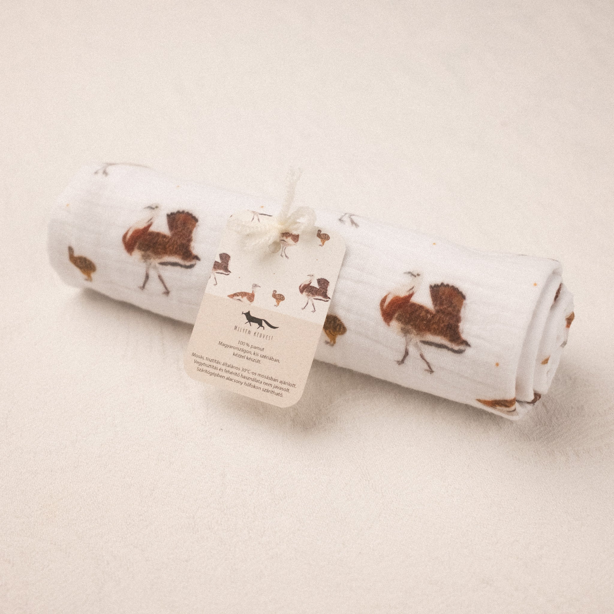 Muszlin babakendő - Túzoktánc