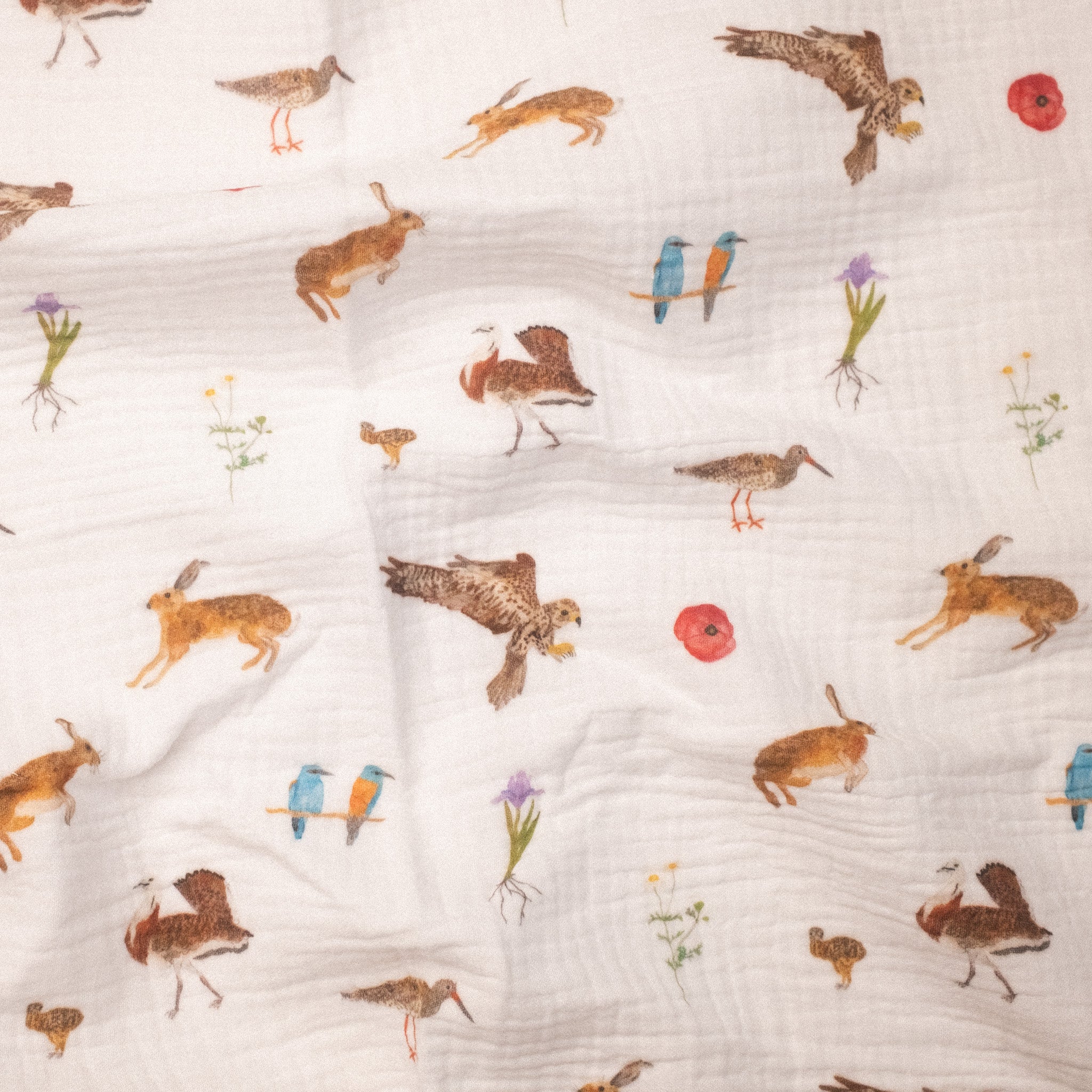 Kétrétegű muszlin takaró - Kiskunsági kavalkád