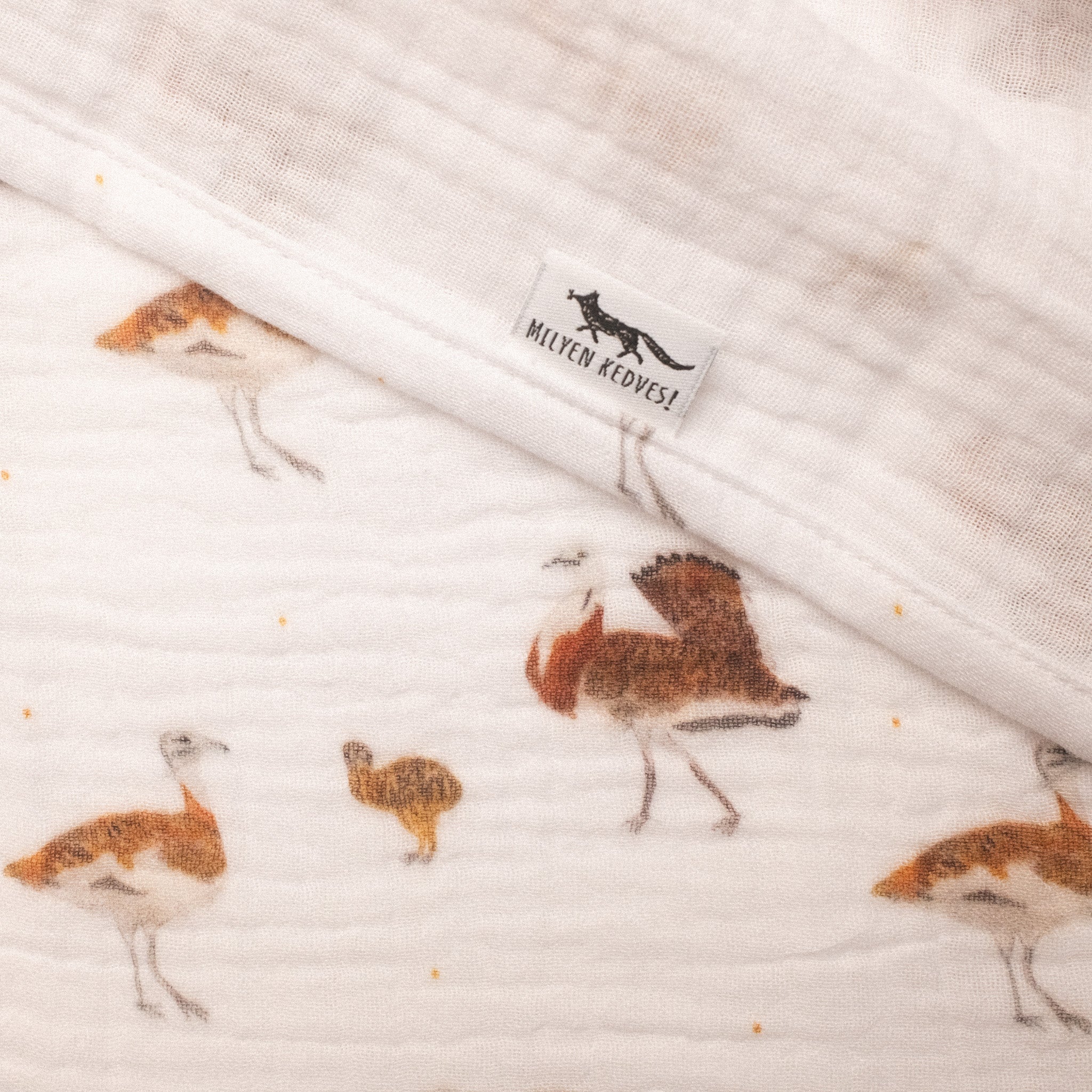 Muszlin babakendő - Túzoktánc