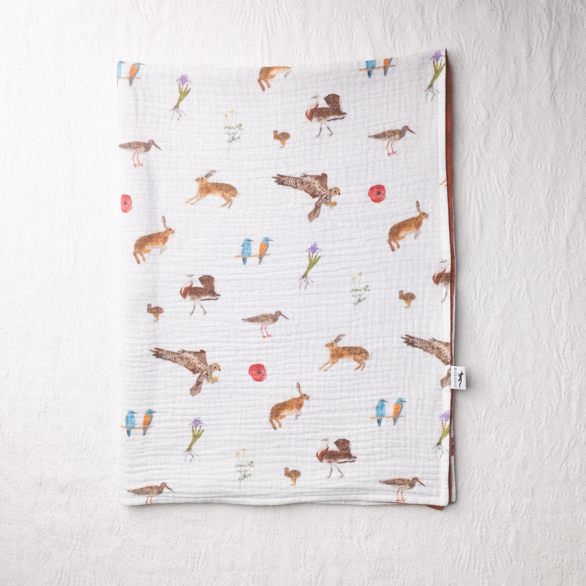 Kétrétegű muszlin takaró - Kiskunsági kavalkád