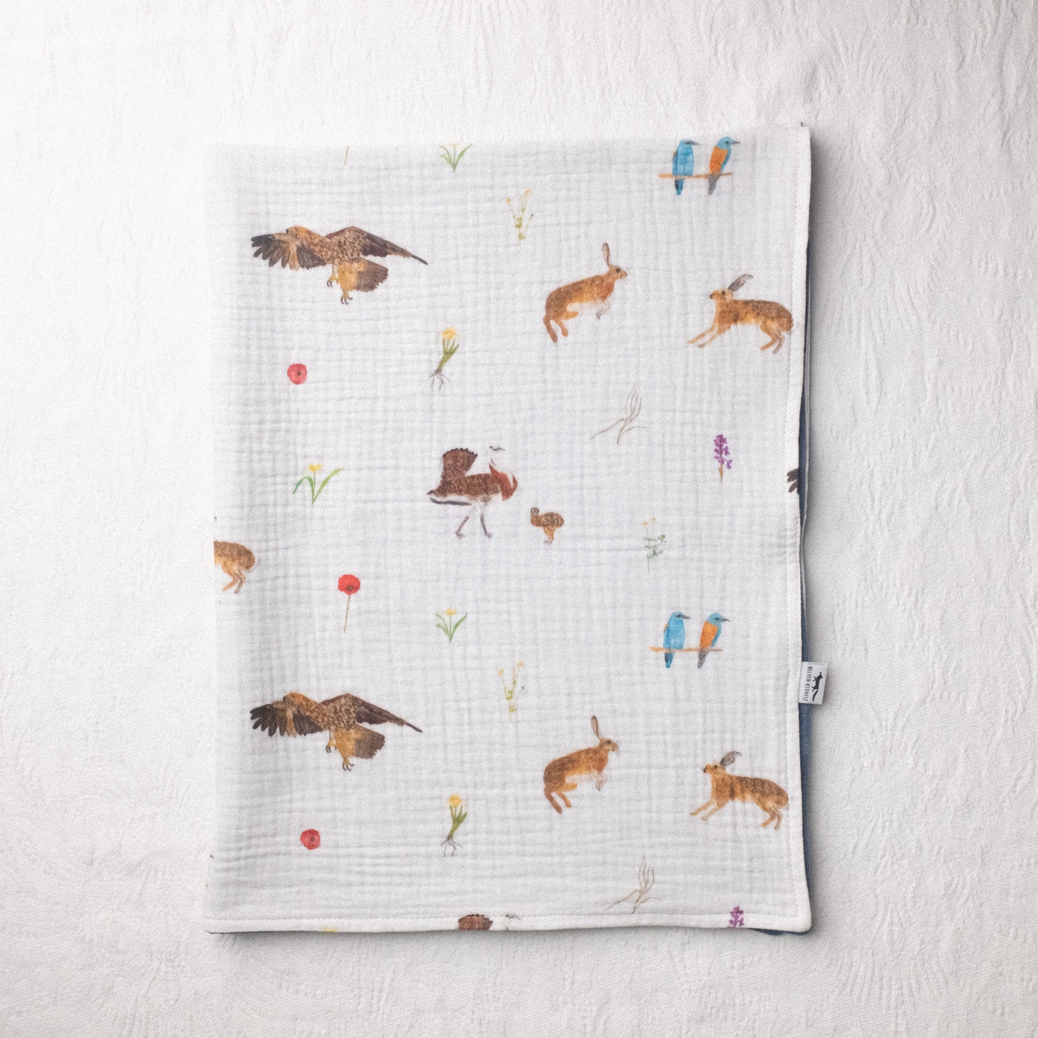 Kétrétegű muszlin takaró - Pusztai sokadalom