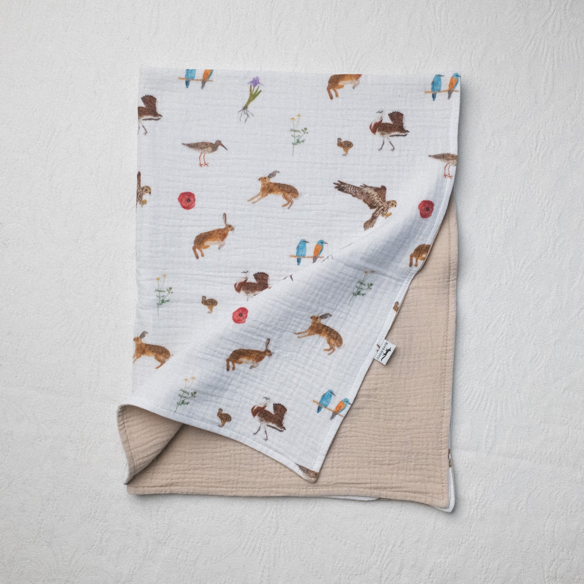 Kétrétegű muszlin takaró - Kiskunsági kavalkád