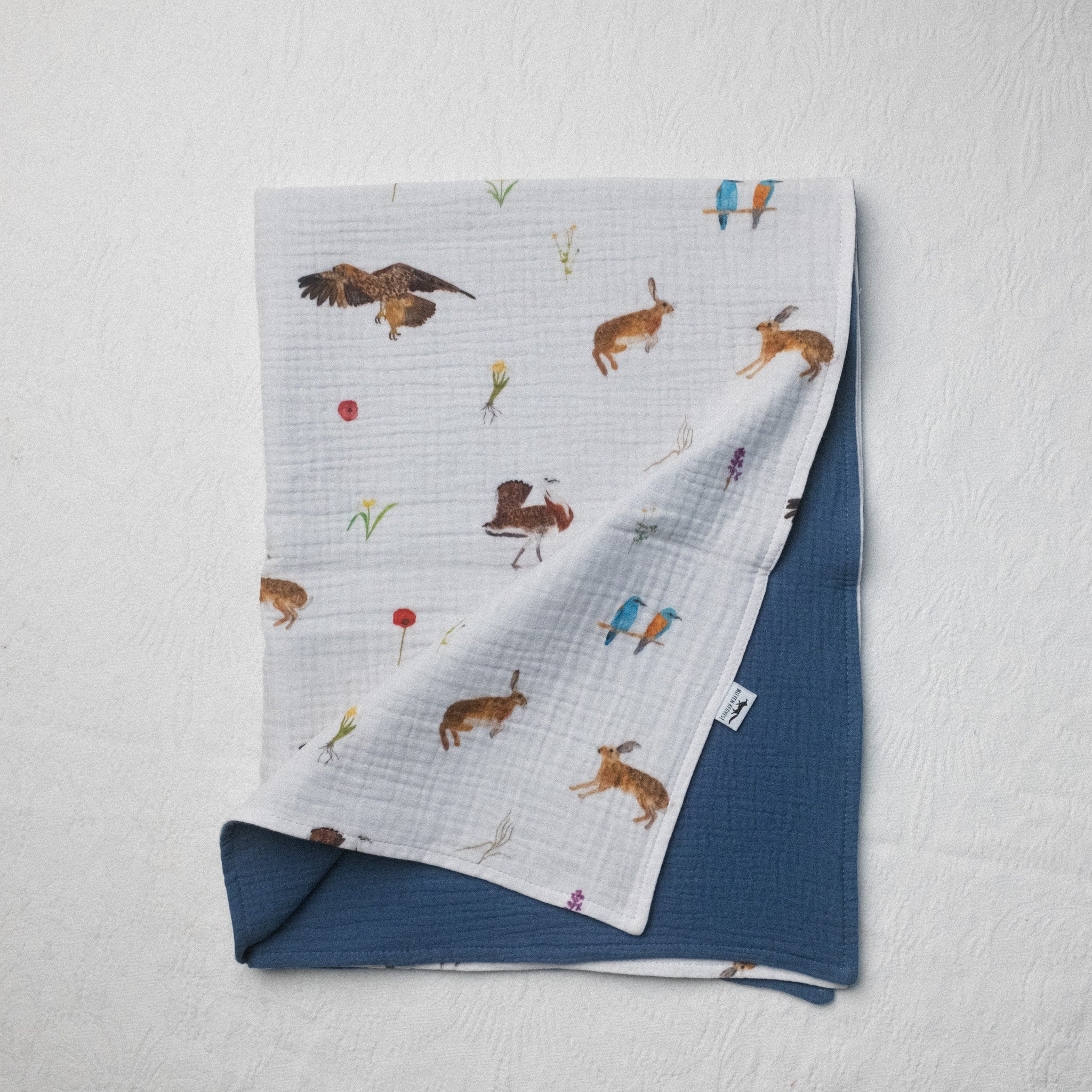 Kétrétegű muszlin takaró - Pusztai sokadalom