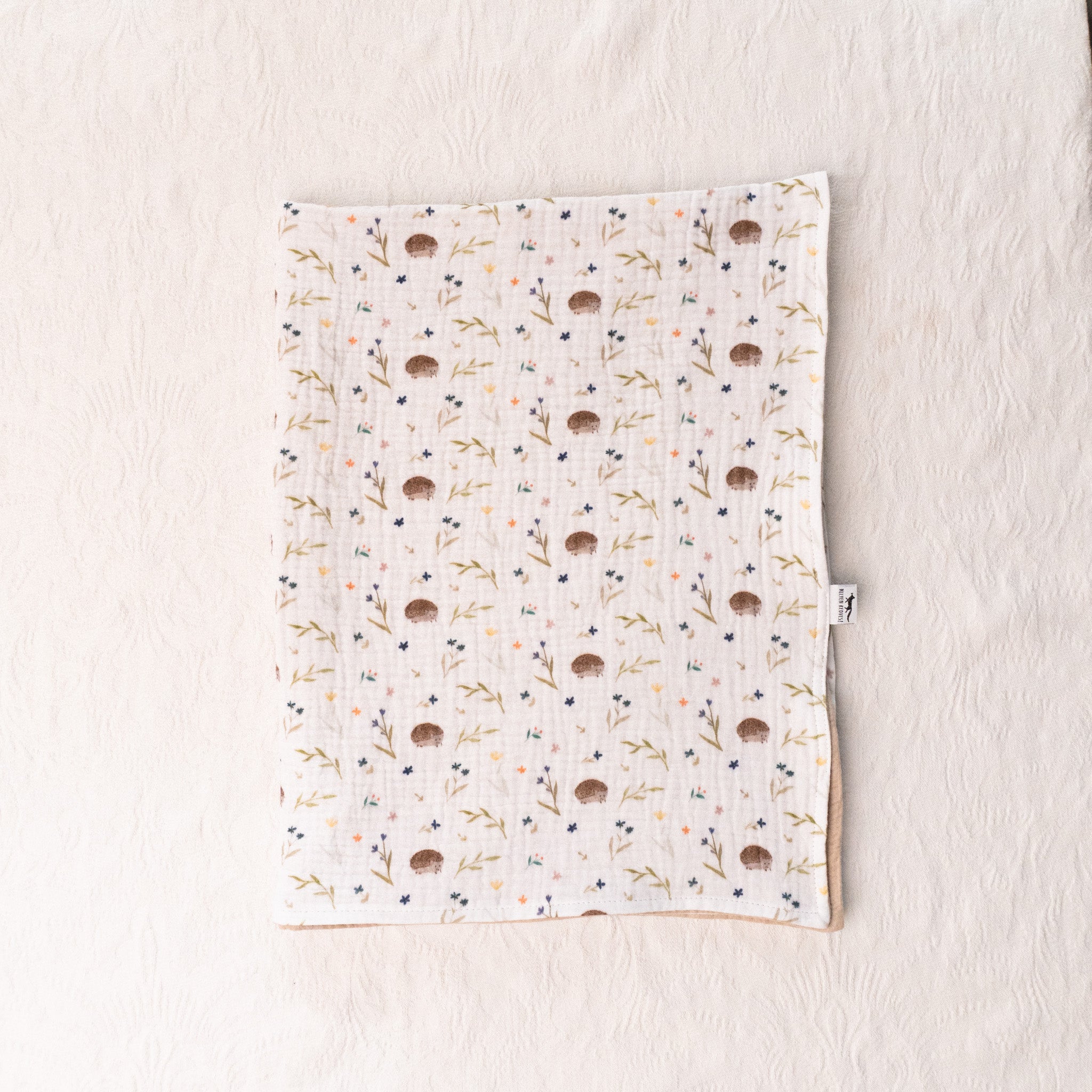 Kétrétegű muszlin takaró - sünis