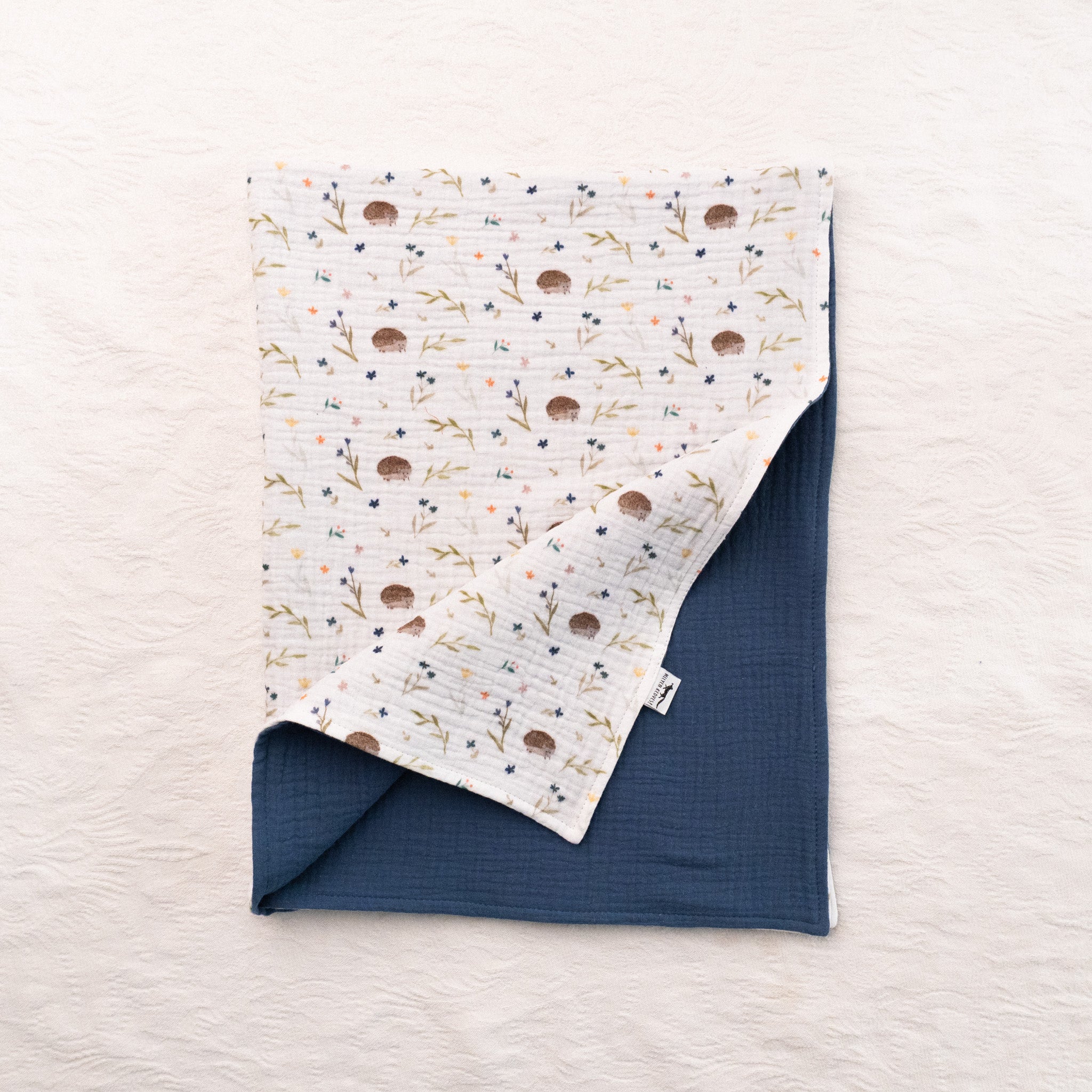 Kétrétegű muszlin takaró - sünis