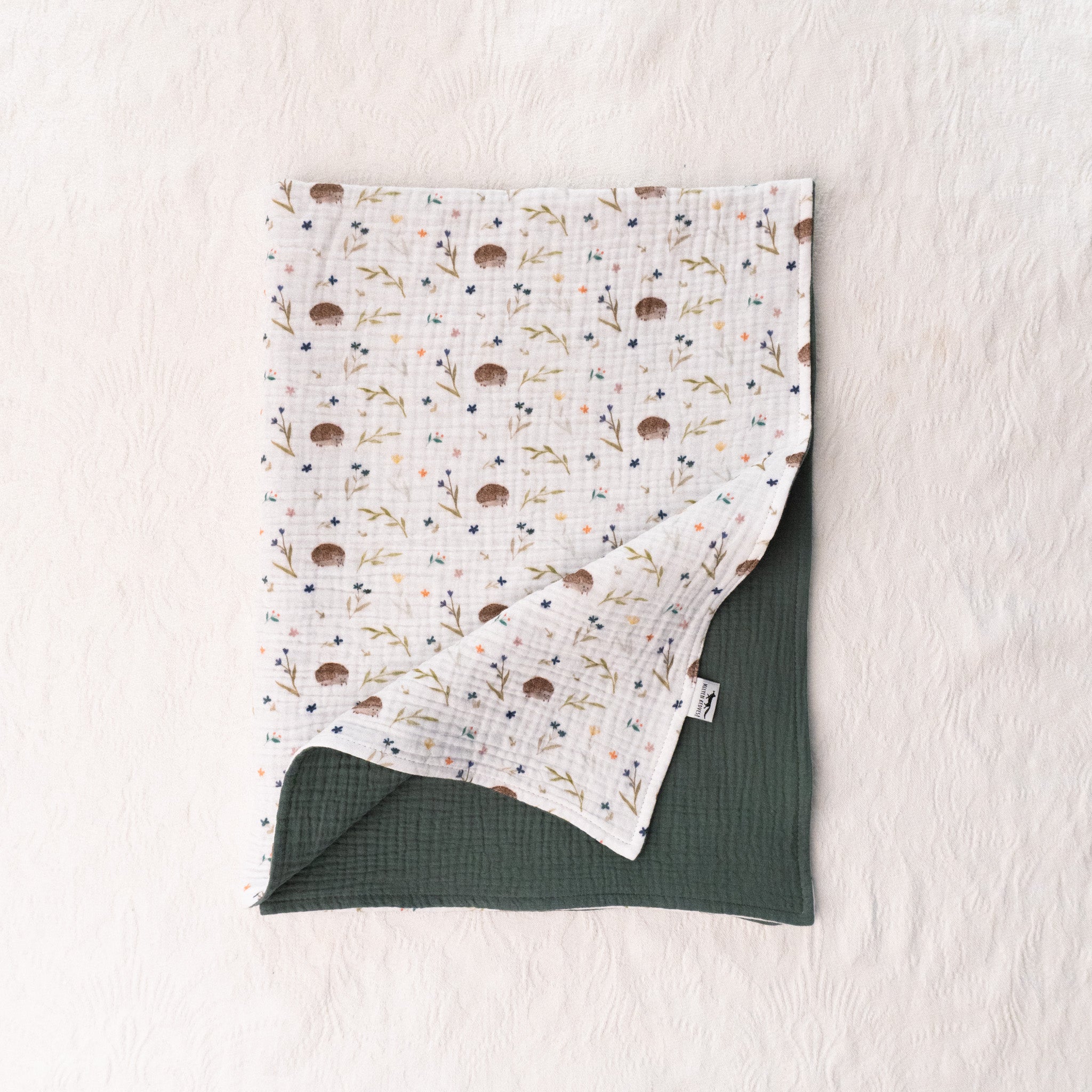 Kétrétegű muszlin takaró - sünis