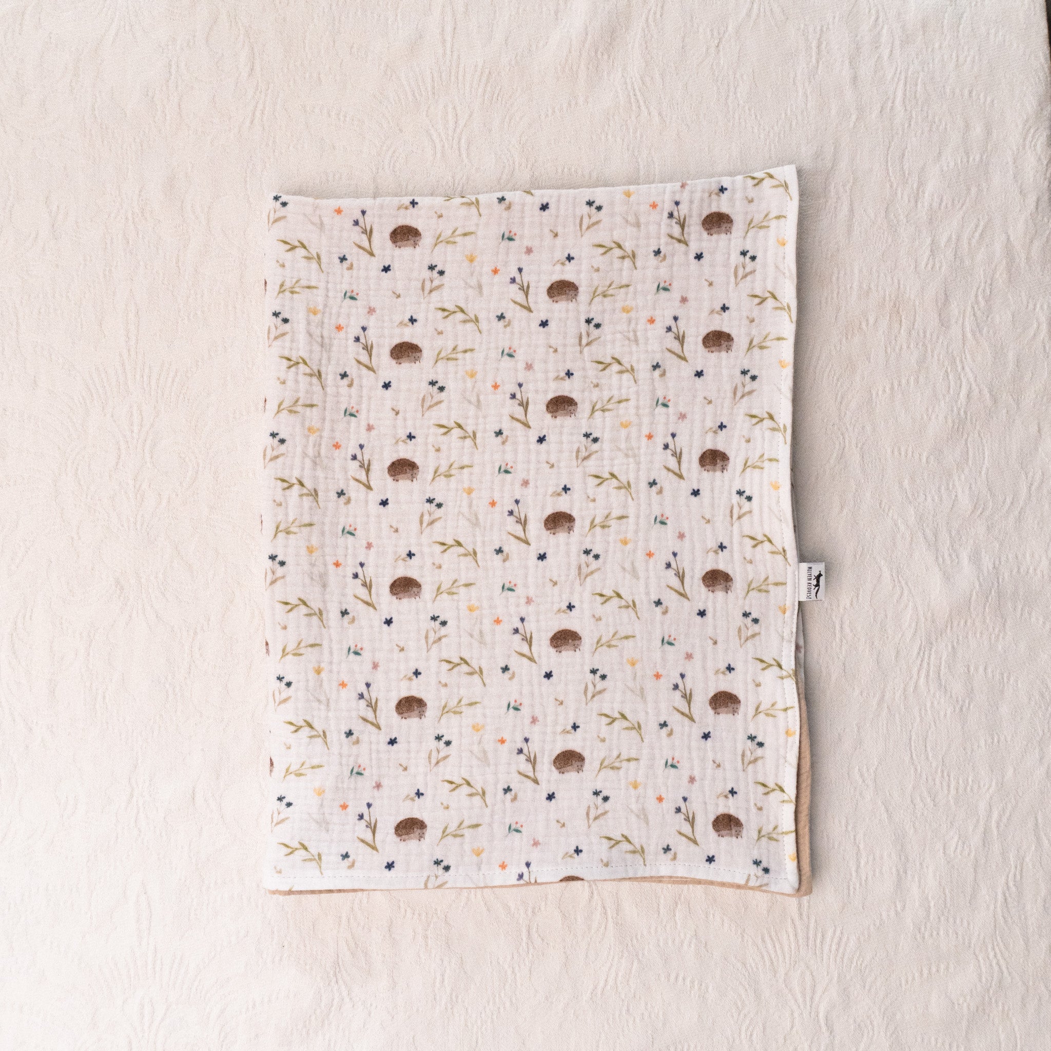 Kétrétegű muszlin takaró - sünis