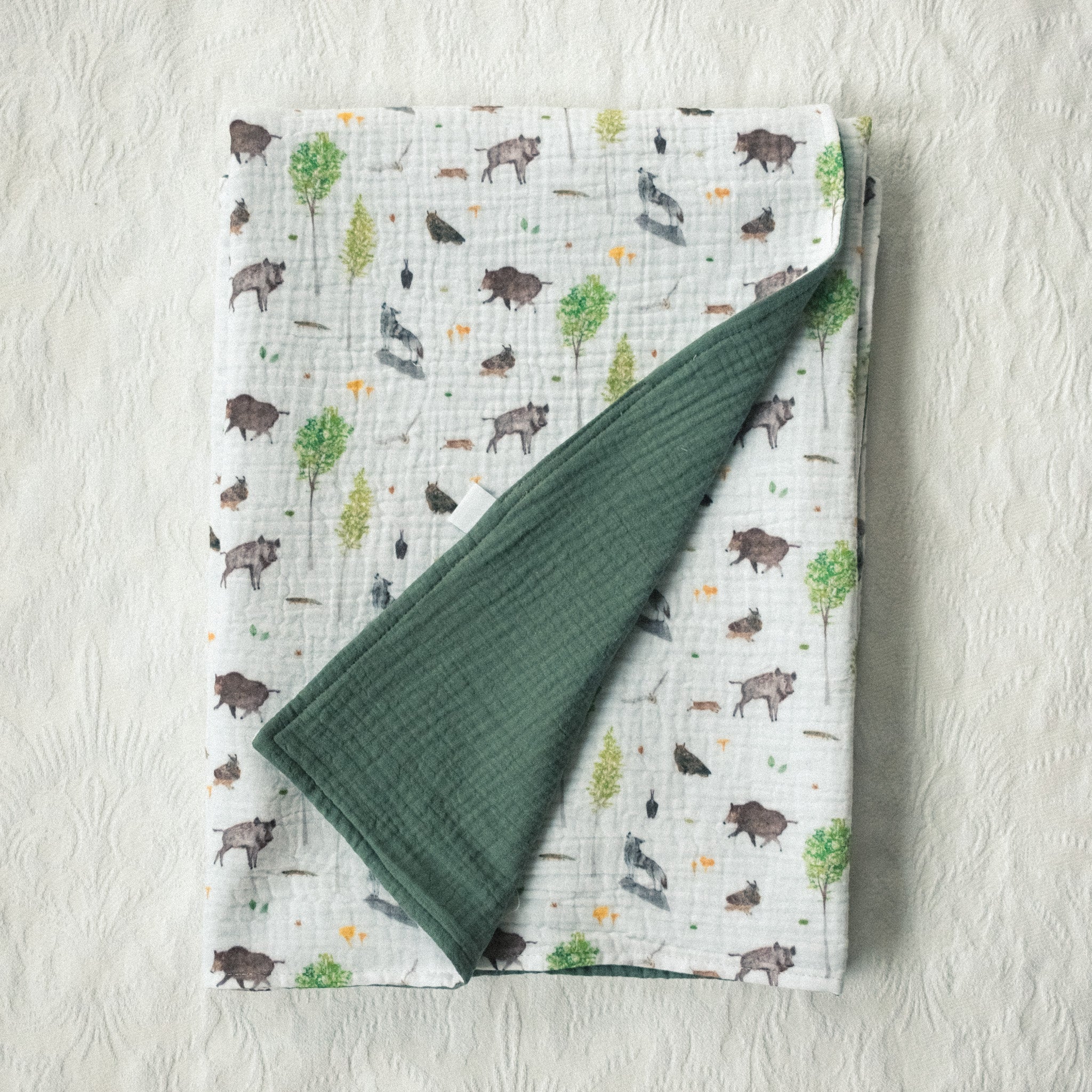 Kétrétegű muszlin takaró - Bükk és Mátra kollekció